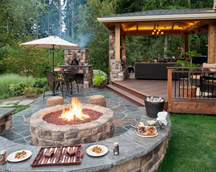 Outdoor Patio Ideas with Fire Pit